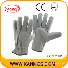 Manteaux de couleur claire Cuir Gants de sécurité industriels de sécurité (31015)